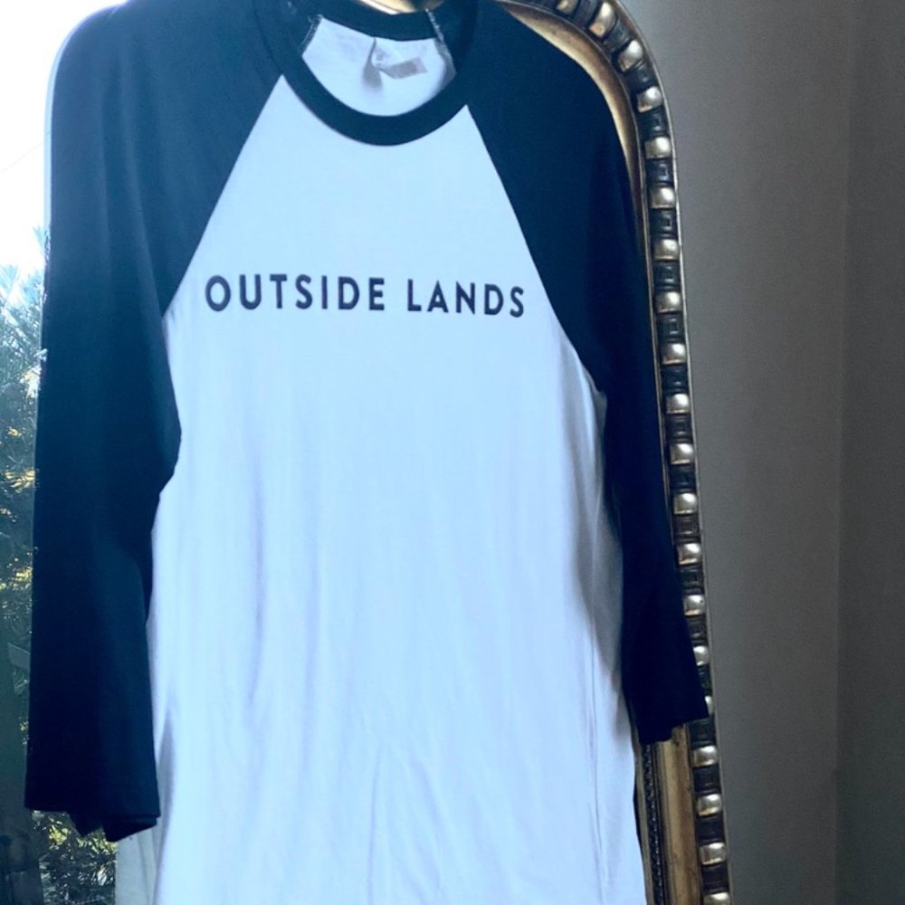 Black and White Outside Lands Concert T Tee Shirt